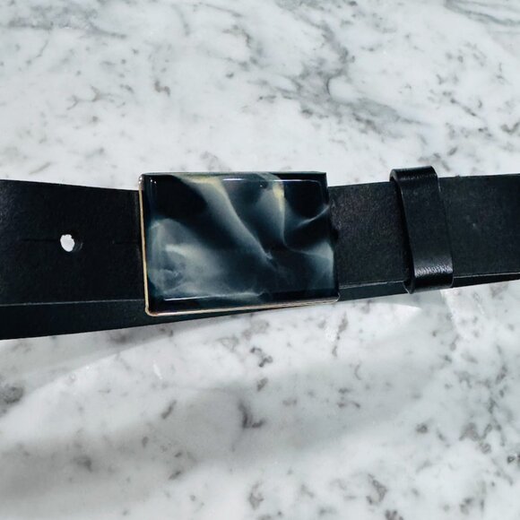 Isabel Marant Leather Buckle Belt Size 70 Brand New - Picture 5 of 9